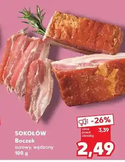 Kaufland Boczek surowy, wędzony oferta