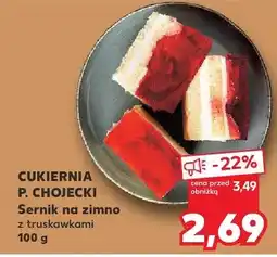 Kaufland Sernik na zimno z truskawkami oferta