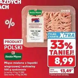 Kaufland Mięso mielone z łopatki wieprzowej i wołowiny oferta