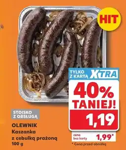 Kaufland Kaszanka z cebulką prażoną oferta