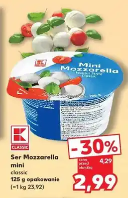 Kaufland Ser Mozzarella mini classic oferta