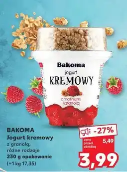 Kaufland Jogurt kremowy z granolą, różne rodzaje oferta