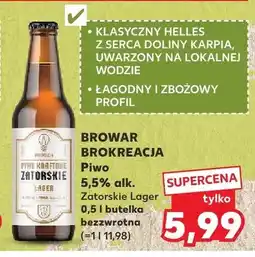 Kaufland Piwo 5,5% alk. Zatorskie Lager oferta
