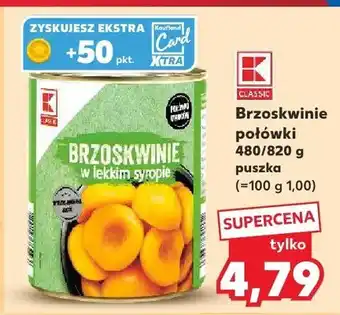Kaufland Brzoskwinie połówki oferta