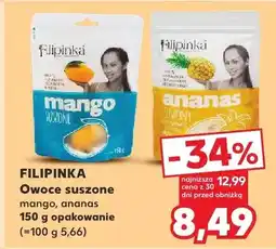 Kaufland Owoce suszone mango, ananas oferta