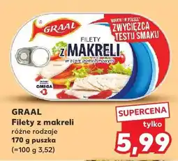 Kaufland Filety z makreli różne rodzaje oferta