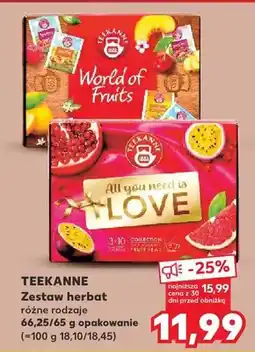 Kaufland Zestaw herbat różne rodzaje oferta