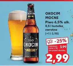 Kaufland Piwo Okocim Mocne oferta