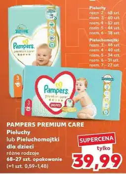 Kaufland Premium Care Pieluchy lub Pieluchomajtki dla dzieci różne rodzaje oferta