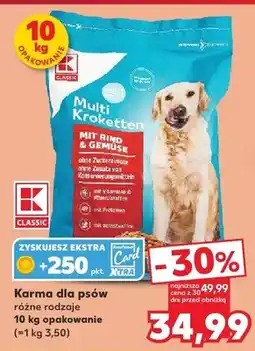Kaufland Karma dla psów różne rodzaje oferta