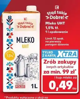 Kaufland Mleko UHT 1,5% oferta