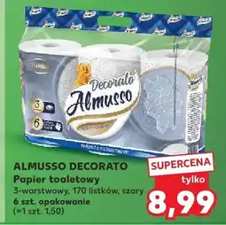 Kaufland Papier toaletowy 3-warstwowy, 170 listków, szary oferta