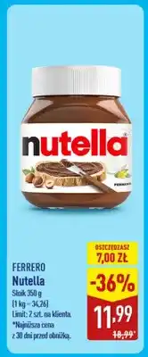 ALDI Nutella oferta