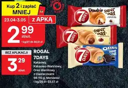 Chorten Rogalik 7Days kakaowy, kakaowo-waniliowy, Oreo waniliowy z ciasteczkami, Mondelez oferta