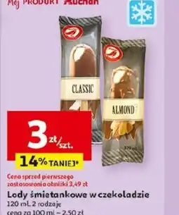 Auchan Auchan Lody śmietankowe oferta