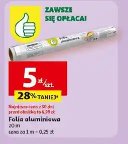 Auchan Folia aluminiowa oferta