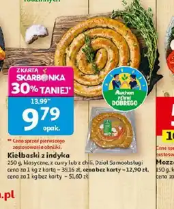 Auchan Kiełbaski z indyka oferta