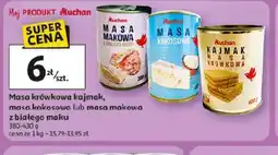 Auchan Masa krówkowa kajmak / kokosowa / makowa oferta