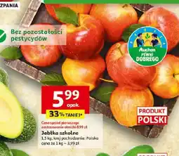 Auchan Jabłka szkolne oferta
