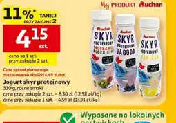 Auchan Auchan Jogurt skyr proteinowy oferta