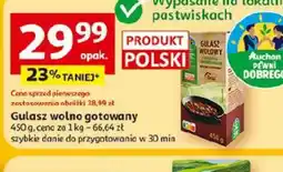 Auchan Gulasz wolno gotowany oferta