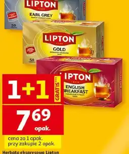 Auchan Lipton herbata ekspresowa oferta