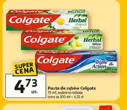 Auchan Colgate pasta do zębów oferta