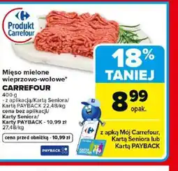 Carrefour Carrefour Mięso mielone wieprzowo-wołowe oferta