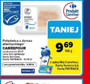 Polędwica z dorsza atlantyckiego Carrefour