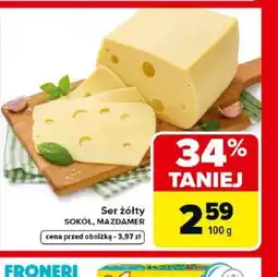 Carrefour Sokół Ser żółty Mazdamer oferta