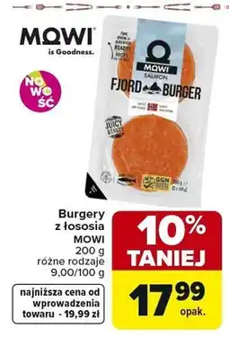 Carrefour Burgery z łososia oferta