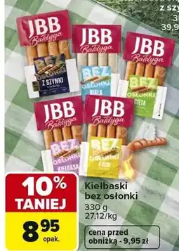 Carrefour Kiełbaski bez osłonki oferta