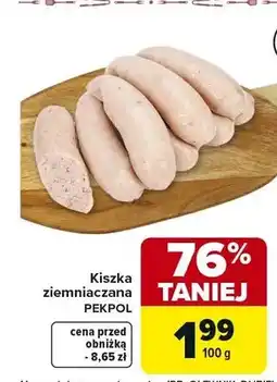 Carrefour Kiełbasa ziemniaczana oferta