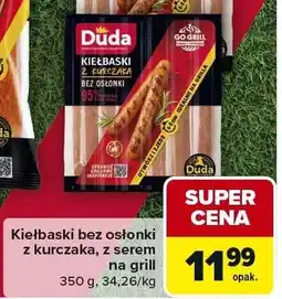 Carrefour Kiełbaski bez osłonki z kurczaka, z serem na grill oferta