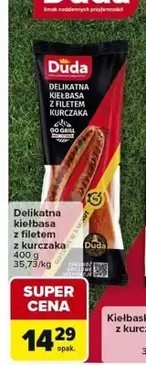Carrefour Delikatna kiełbasa z filetem z kurczaka oferta