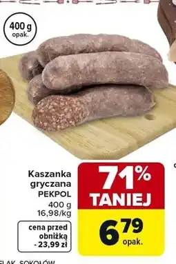 Carrefour Kaszanka gryczana oferta