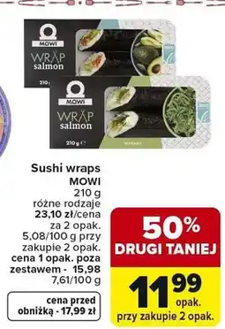 Carrefour Sushi wraps oferta