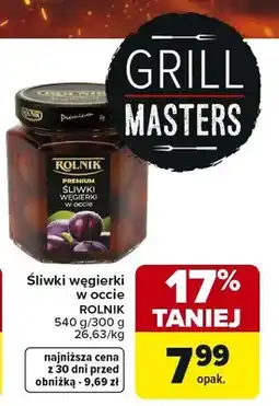 Carrefour Śliwki węgierki w occie oferta