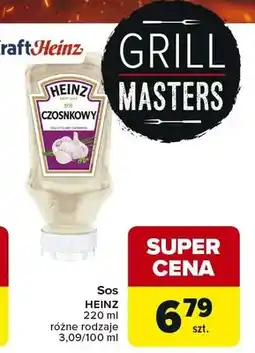 Carrefour Sos czosnkowy różne rodzaje oferta