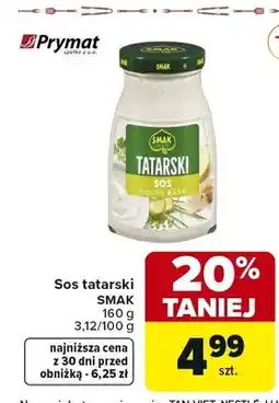 Carrefour Sos tatarski łagodny oferta