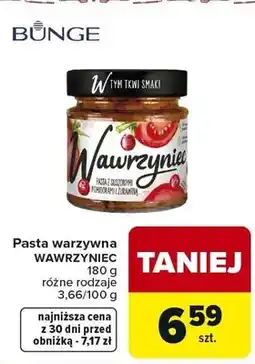 Carrefour Pasta warzywna różne rodzaje oferta