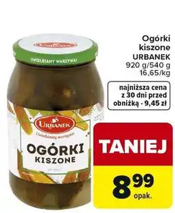 Carrefour Ogórki kiszone oferta