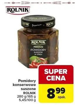 Carrefour Pomidory konserwowe suszone Premium oferta