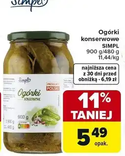 Carrefour Ogórki konserwowe oferta