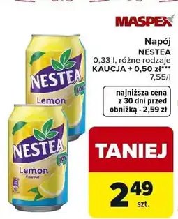 Carrefour Napój Lemon różne rodzaje oferta