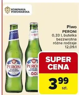 Carrefour Piwo butelka bezzwrotna różne rodzaje oferta