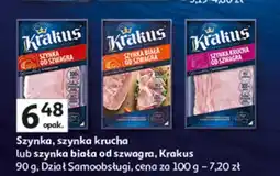 Auchan Szynka krucha lub szynka biała od szwagra dział samoobsługi oferta