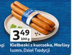 Auchan Kiełbaski z kurczaka luzem dział tradycji oferta