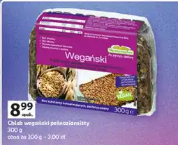 Auchan Chleb wegański pełnoziarnisty oferta