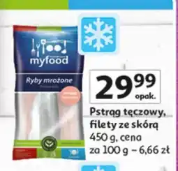 Auchan Pstrąg tęczowy, filety ze skórą oferta